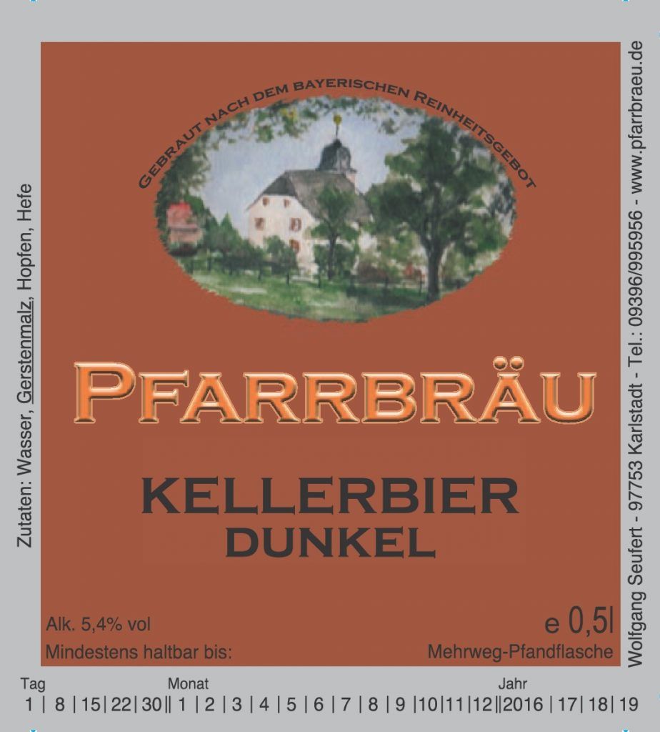 Pfarrbraeu Kellerbier dunkel