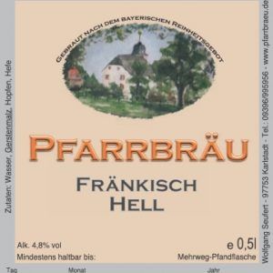 Pfarrbräu Fraenkisch Hell