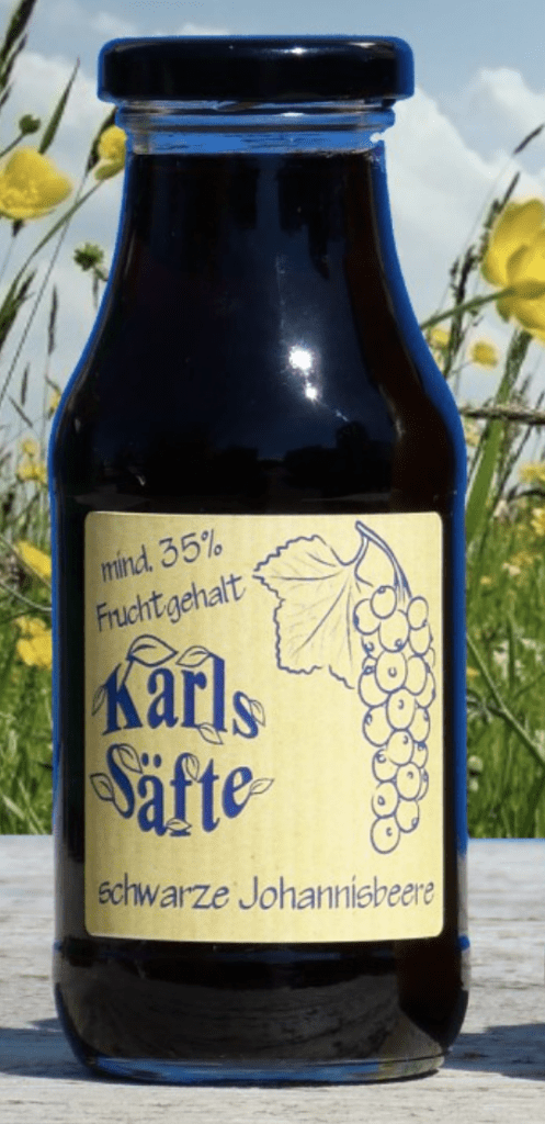 Schwarze Johannisbeere Saft