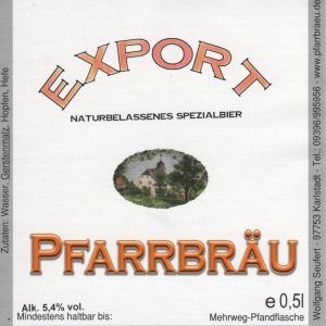 Pfarrbräu Export