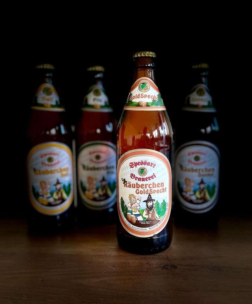 Räuberchen Goldspecht - Spessart Brauerei - Franken Körble